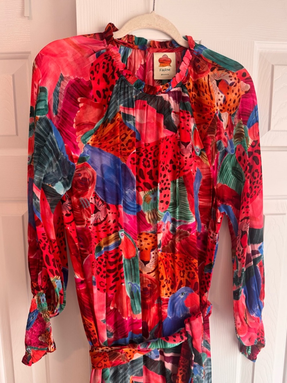 FARM Rio Animal Collage Maxi Dress - Picture 4 of 7